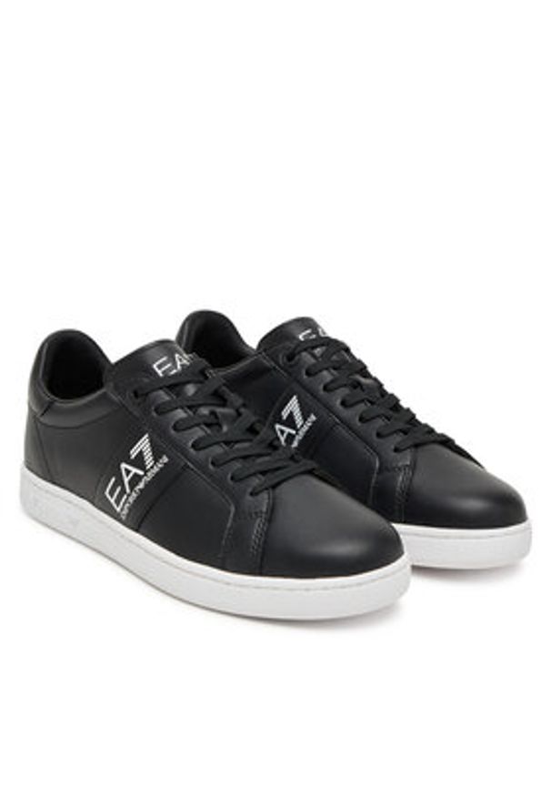 EA7 Emporio Armani Sneakersy 7X000332 AF10848 MC001 Czarny. Kolor: czarny. Materiał: skóra