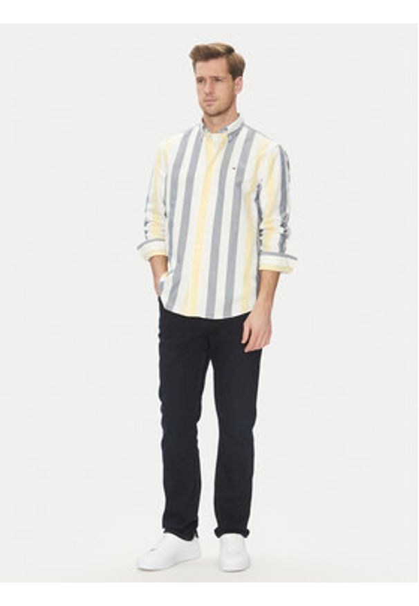 TOMMY HILFIGER - Tommy Hilfiger Jeansy MW0MW39039 Granatowy Regular Fit. Kolor: niebieski