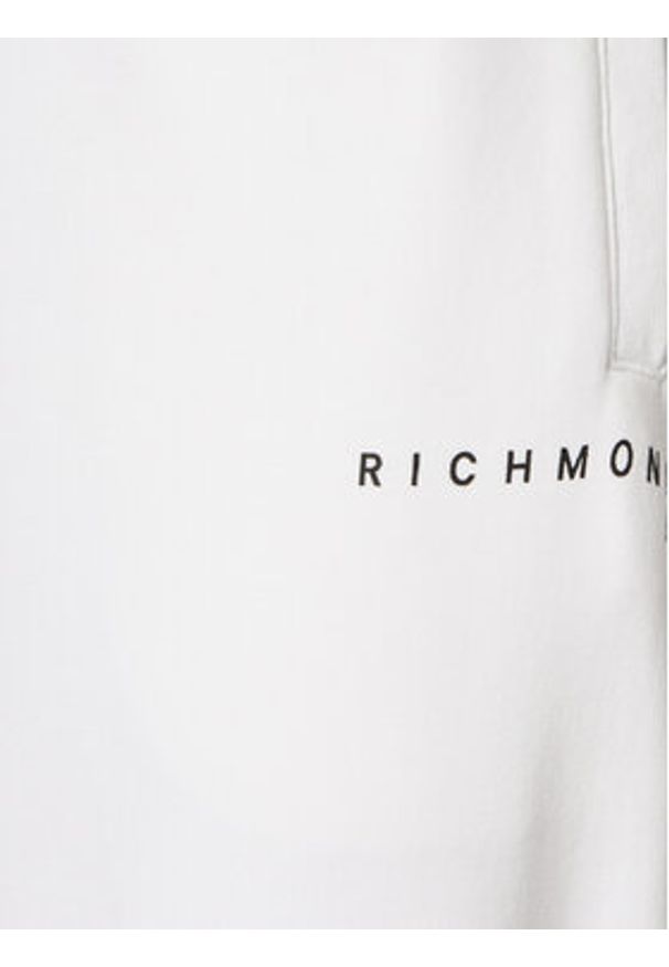 Richmond X Spodnie dresowe Santuccio UMP24240PA Biały Regular Fit. Kolor: biały. Materiał: bawełna