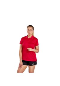 ERIMA - Damska koszulka polo Erima Fonctionnel. Okazja: na co dzień. Typ kołnierza: polo. Kolor: czerwony. Styl: casual #1