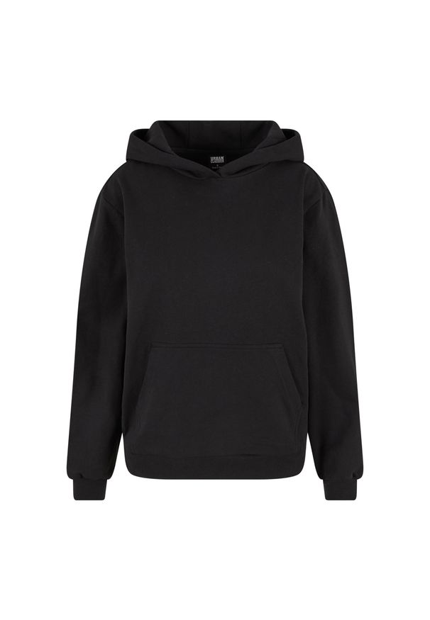 Oversize polarowa bluza z kapturem dla kobiet Urban Classics. Typ kołnierza: kaptur. Kolor: czarny. Materiał: polar