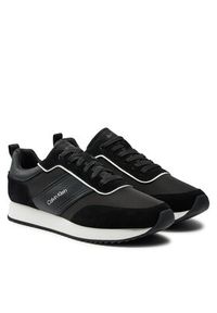 Calvin Klein Sneakersy Low Top Lace Up Mix HM0HM01554 Czarny. Kolor: czarny. Materiał: materiał #5