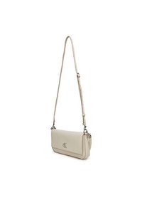 Calvin Klein Jeans Torebka Minimal Monogram Shoulder Pouch LV04K3161G Biały. Kolor: biały. Materiał: skórzane #3