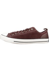 Tenisówki Converse Model Ctas Wide Ox Eternal Kolor Brązowy. Kolor: brązowy. Materiał: tkanina, skóra
