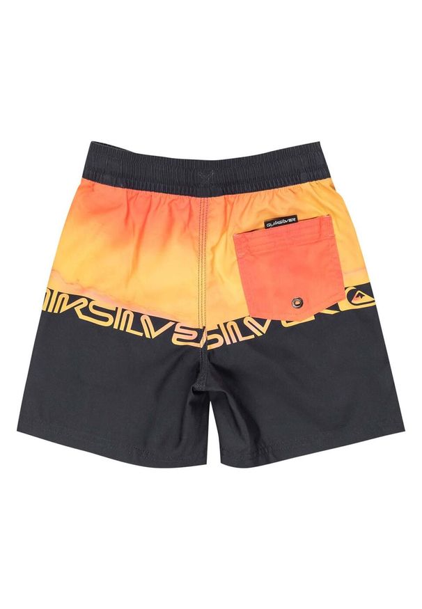 Szorty kąpielowe dziecięce Quiksilver Everyday Straight Volley 12". Kolor: pomarańczowy, wielokolorowy, żółty