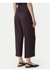 Marella Spodnie materiałowe Alcuno 2615131041 Brązowy Straight Fit. Kolor: brązowy. Materiał: wiskoza #3