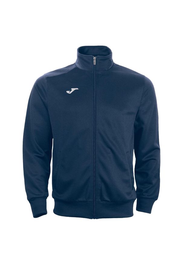Joma - Męska Dresowa Kurtka Piłkarska Combi. Kolor: niebieski. Materiał: dresówka. Sport: piłka nożna