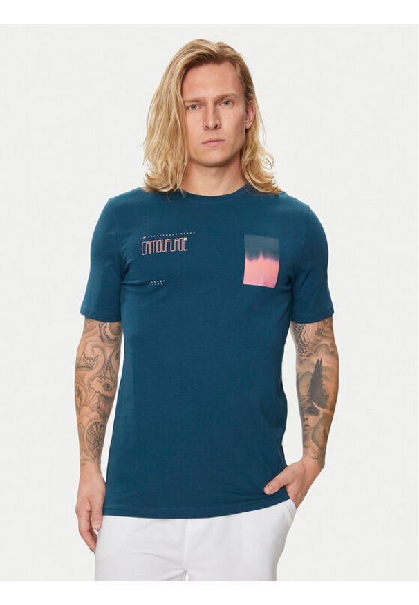 4f - 4F T-Shirt 4FWSS24TTSHM1289 Zielony Regular Fit. Kolor: zielony. Materiał: bawełna