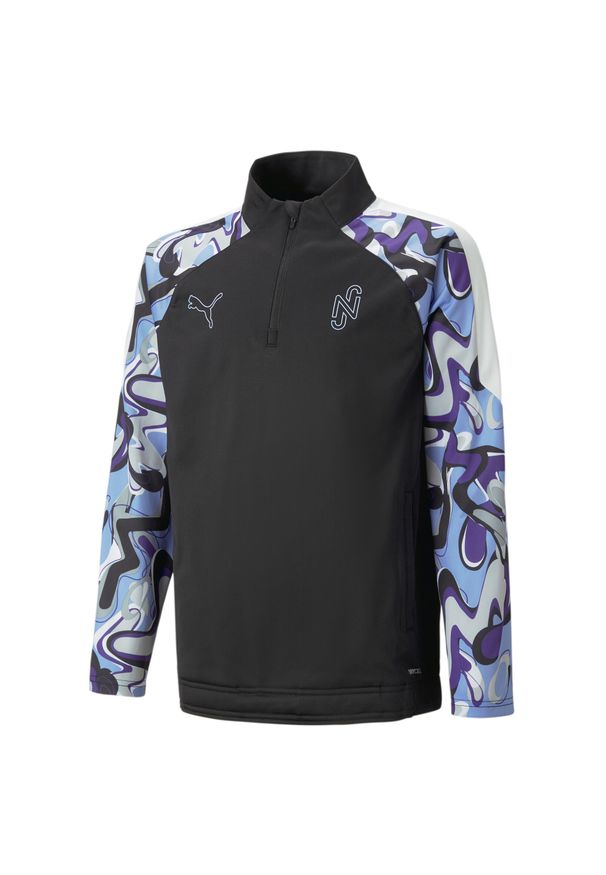 Bluza dla dzieci Puma Neymar Jr Creativity Training Top Jr. Kolor: czarny. Materiał: poliester, materiał. Sport: piłka nożna