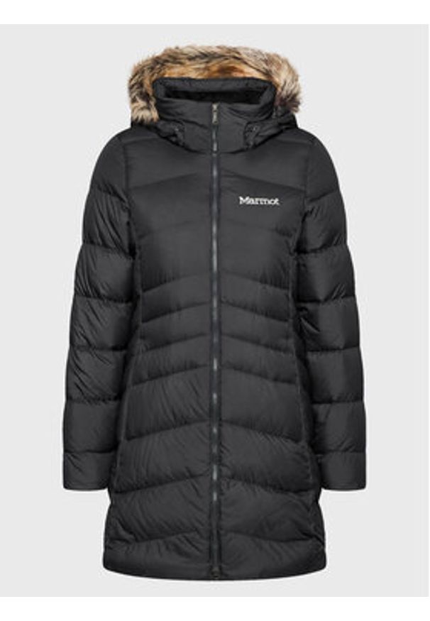 Marmot Kurtka puchowa 78570 Czarny Regular Fit. Kolor: czarny. Materiał: syntetyk