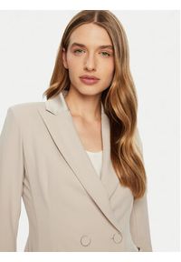 Imperial Marynarka JU25IAW Beżowy Slim Fit. Kolor: beżowy. Materiał: syntetyk #5