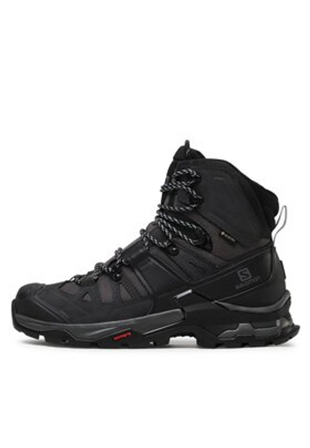 salomon - Salomon Trekkingi Quest 4 Gtx GORE-TEX 412926 27 V0 Czarny. Kolor: czarny. Materiał: nubuk, skóra. Technologia: Gore-Tex. Sport: turystyka piesza