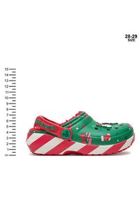 Crocs Klapki Classic Mickey Xmass Lined Clog K 210814 Zielony. Kolor: zielony