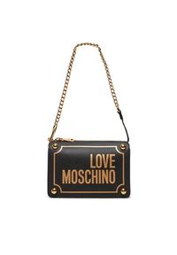 Love Moschino - LOVE MOSCHINO Torebka JC4353PP0IK1100A Czarny. Kolor: czarny. Materiał: skórzane