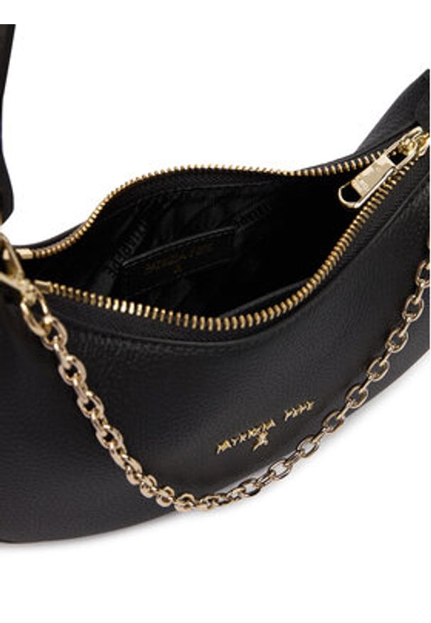 Patrizia Pepe Torebka 8B0309/L001 Czarny. Kolor: czarny. Materiał: skórzane