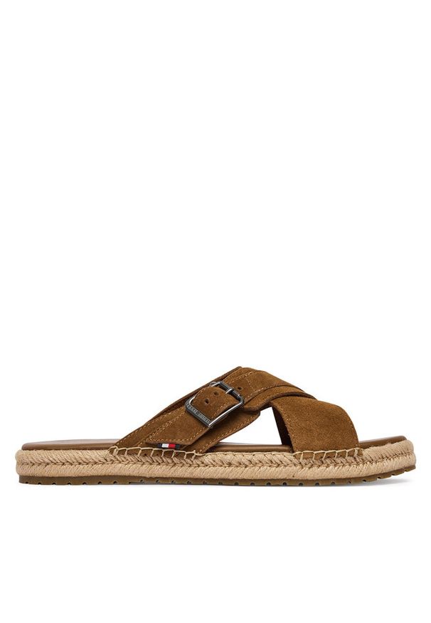 TOMMY HILFIGER - Espadryle Tommy Hilfiger. Kolor: brązowy