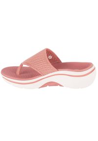 skechers - Japonki damskie, Go Walk Arch Fit 2.0 Sandal - Carrie. Kolor: różowy #2