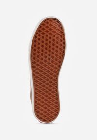 Renee - Brązowe Tenisówki Trampki z Niską Cholewką Ozdobione Geometrycznym Wzorem Wioressa. Wysokość cholewki: przed kostkę. Kolor: brązowy. Materiał: jeans. Szerokość cholewki: normalna. Wzór: geometria, aplikacja. Styl: sportowy #2