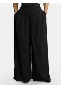 Lauren Ralph Lauren - LAUREN RALPH LAUREN Spodnie materiałowe Chabrell 200980217001 Czarny Wide Leg. Kolor: czarny. Materiał: syntetyk #8