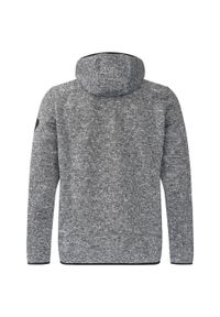 Kurtka polarowa męska CMP Borgis Fix Hood Jacket. Kolor: czarny, szary, wielokolorowy. Materiał: polar. Sport: turystyka piesza