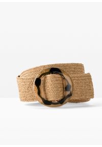 bonprix - Pasek do noszenia w talii w optyce słomkowego. Kolor: beżowy #1