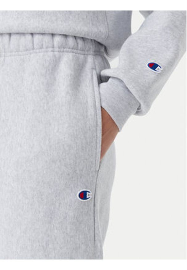 Champion Spodnie dresowe 117872 Szary Slim Fit. Kolor: szary. Materiał: bawełna