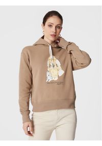 Bluza Polo Ralph Lauren. Typ kołnierza: polo. Kolor: beżowy #1