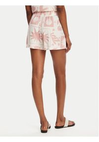 Banana Moon Szorty materiałowe William Floreal MHW03 Różowy Loose Fit. Kolor: różowy. Materiał: wiskoza #4