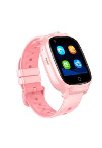 GARETT - Smartwatch Garett Kids Twin 4G różowy. Rodzaj zegarka: smartwatch. Kolor: różowy. Styl: klasyczny, młodzieżowy