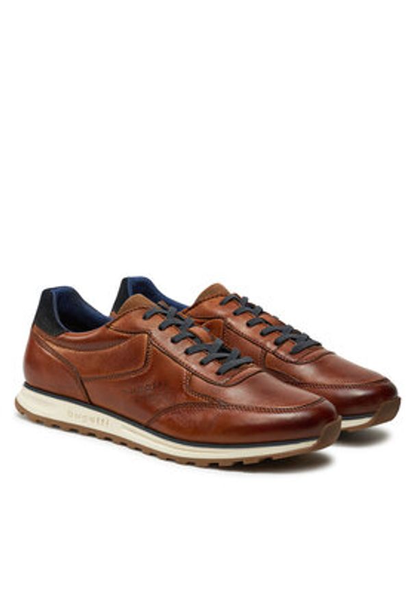 Bugatti Sneakersy 335-A021P-4000 Brązowy. Kolor: brązowy. Materiał: skóra