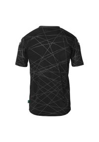 UHLSPORT - Koszulka Uhlsport Prediction. Kolor: czarny, biały, wielokolorowy. Materiał: jersey. Wzór: nadruk, napisy. Sport: piłka nożna