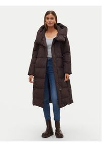 Vero Moda Płaszcz zimowy Leonie 10311566 Brązowy Regular Fit. Kolor: brązowy. Materiał: syntetyk. Sezon: zima #4