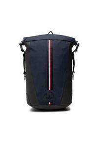 TOMMY HILFIGER - Tommy Hilfiger Plecak Urban Commuter Tech Backpack AM0AM09247 Granatowy. Kolor: niebieski. Materiał: materiał #1