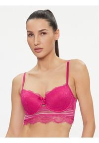 Hunkemöller Biustonosz push-up Saffron 202668 Różowy. Kolor: różowy. Materiał: syntetyk. Rodzaj stanika: push-up