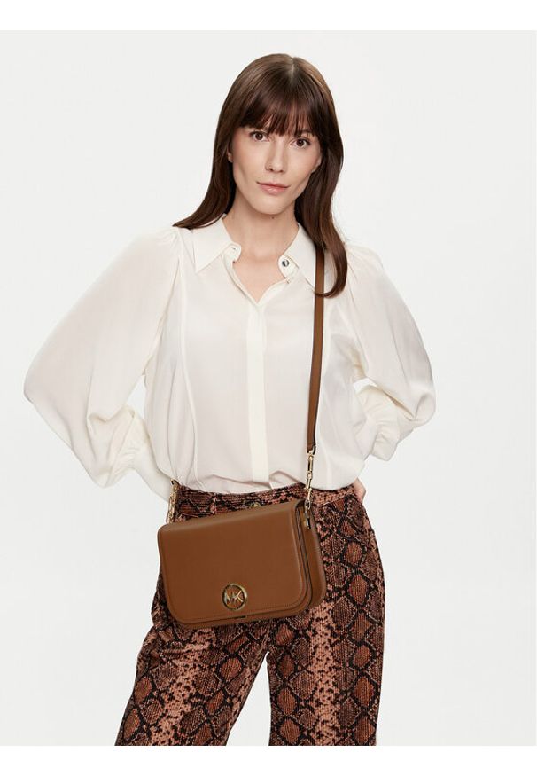 MICHAEL Michael Kors Torebka 30S4GD8M2L Brązowy. Kolor: brązowy. Materiał: skórzane