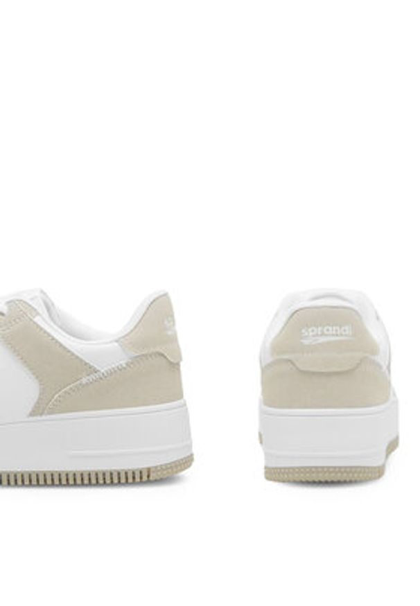 Sprandi Sneakersy ESENTIAL II WP07-1234 Biały. Kolor: biały. Materiał: skóra