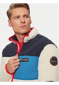 Napapijri Polar Yupik NP0A4GNT Beżowy Regular Fit. Kolor: beżowy. Materiał: syntetyk