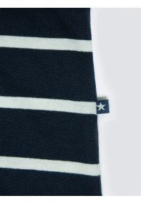 Big-Star - Koszulka damska z dekoltem v-neck w paski granatowa Retina 403. Typ kołnierza: dekolt w kształcie V. Kolor: niebieski. Materiał: bawełna. Wzór: paski. Sezon: lato #6