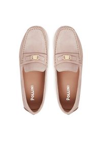 Pollini Mokasyny SA10151G1MTF0630 Różowy. Kolor: różowy. Materiał: zamsz, skóra