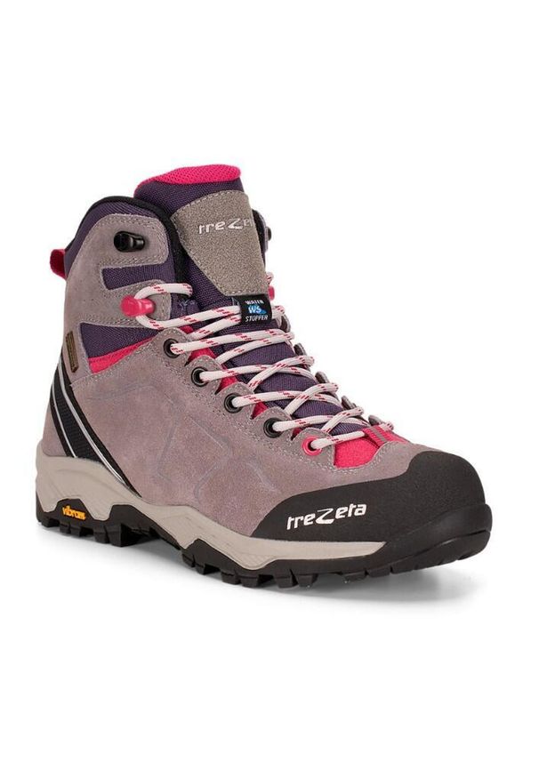 Buty trekkingowe damskie TREZETA Drift W's z membraną WP. Kolor: różowy, szary, wielokolorowy, czarny. Styl: sportowy