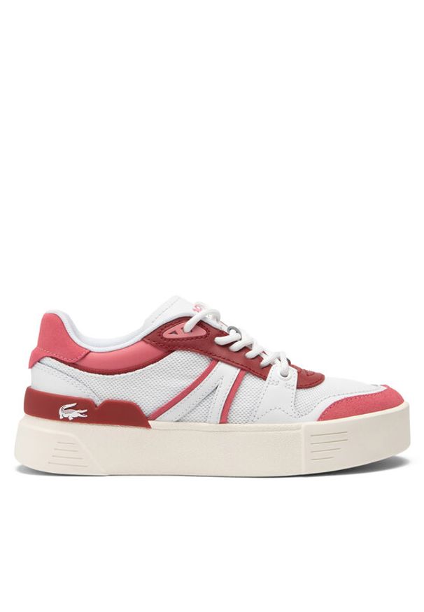 Lacoste Sneakersy L002 Evo Logo Tongue 747SFA0056 Biały. Kolor: biały. Materiał: materiał