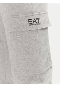 EA7 Emporio Armani Spodnie dresowe 8NPP67 PJVRZ 3905 Szary Slim Fit. Kolor: szary. Materiał: bawełna #5