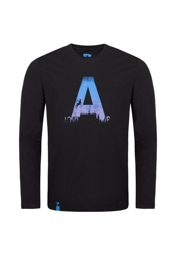 Lowa - Męski T-shirt Loap Aldoss 2XL - Miękka bawełna dla wyjątkowego komfortu. Kolor: fioletowy. Materiał: bawełna