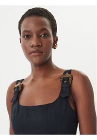 Versace Jeans Couture Sukienka codzienna 80HAO909 N0715 Czarny Slim Fit. Okazja: na co dzień. Kolor: czarny. Materiał: bawełna. Typ sukienki: proste. Styl: casual #5