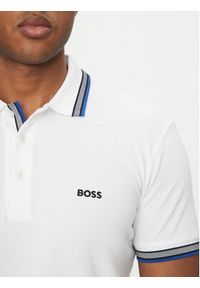 BOSS Polo Paddy 50469055 Biały Regular Fit. Typ kołnierza: polo. Kolor: biały. Materiał: bawełna
