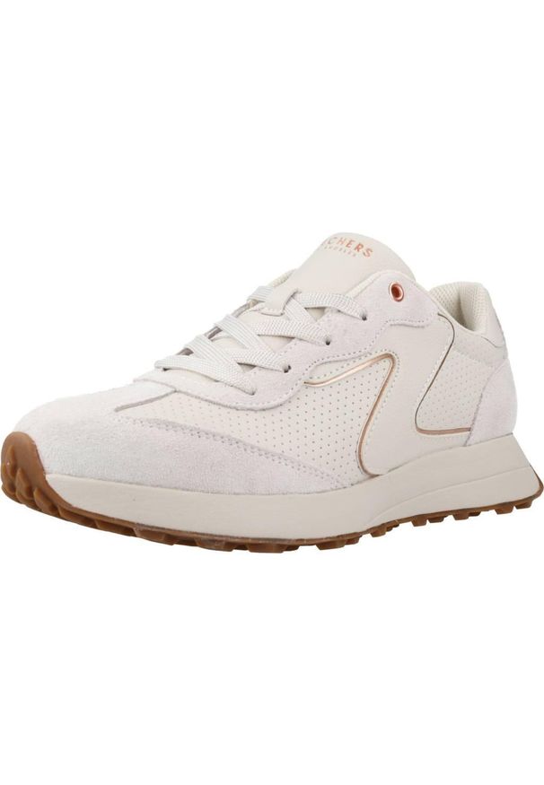 skechers - Buty SKECHERS 177151 Beżowy. Kolor: beżowy. Materiał: tkanina, skóra. Model: Skechers Sport. Sport: turystyka piesza