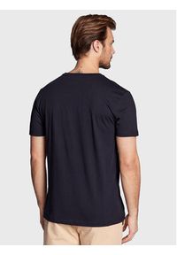 TOMMY HILFIGER - Tommy Hilfiger T-Shirt Cn SS Logo UM0UM01434 Granatowy Regular Fit. Kolor: niebieski. Materiał: bawełna #6