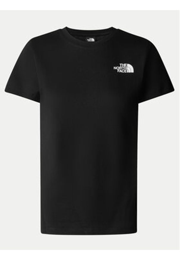 The North Face T-Shirt Redbox NF0A87NM Czarny Regular Fit. Kolor: czarny. Materiał: bawełna