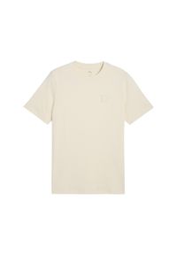 Puma - Męska koszulka Essentials Elevated PUMA No Dye Color Mix. Kolor: beżowy. Sport: fitness #1