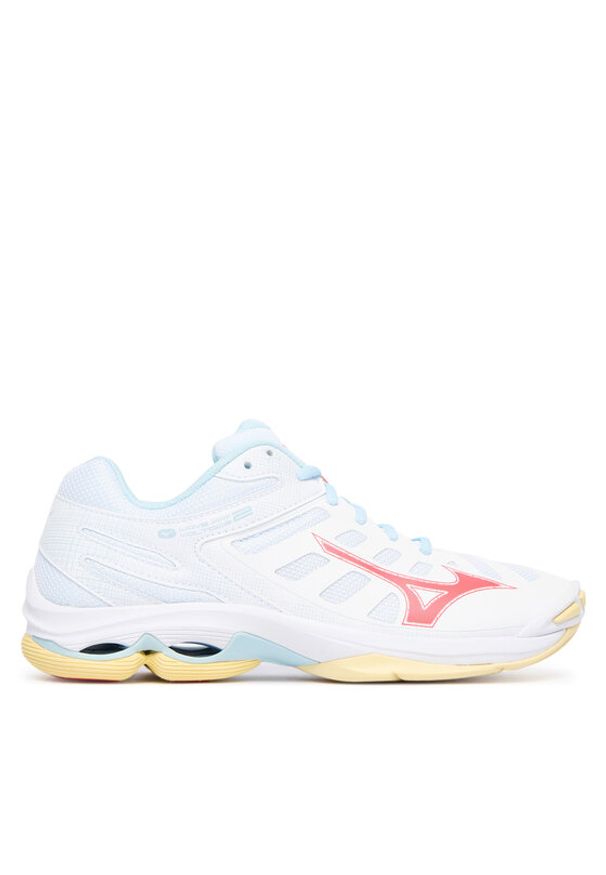 Mizuno Buty halowe Wave Voltage 2 V1GC2460 Pomarańczowy. Kolor: pomarańczowy. Materiał: skóra. Model: Mizuno Wave